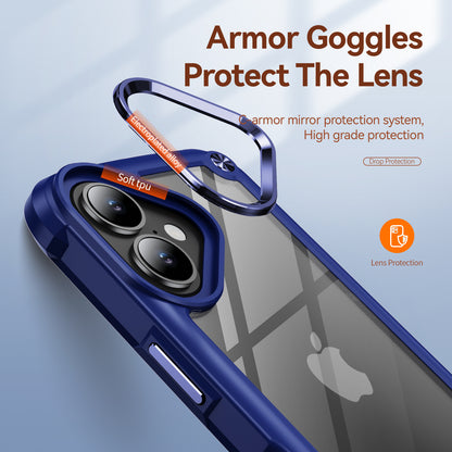 Goldwing Camera Protection Clear iPhone 16 Case