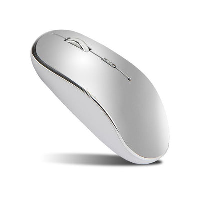 Metal Drawing Universal Portable Wireless Bluetooth Mouse Rechargeable