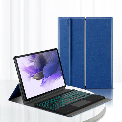 Metal Hinge Backlit Touchpad Keyboard Galaxy Tab S7 FE Case