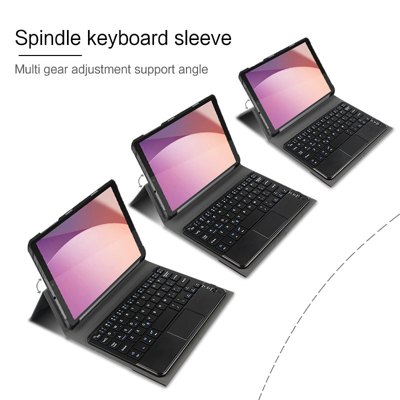 Metal Hinge Backlit Touchpad Keyboard Lenovo Tab M8 2024 Case