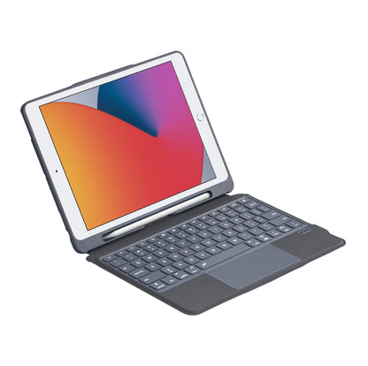 Smart Touchpad Backlit Keyboard Apple iPad 7 Case Detachable