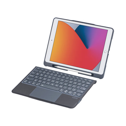 Smart Touchpad Backlit Keyboard Apple iPad 7 Case Detachable