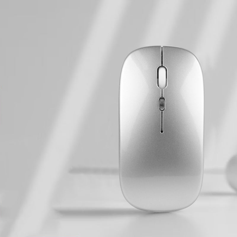 Silent Backlit Wireless Mouse Rechargeable Bluetooths Dual Office