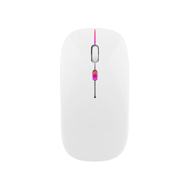 Silent Backlit Wireless Mouse Rechargeable Bluetooths Dual Office