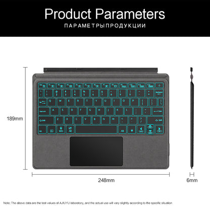 Magnetic Slim Microsoft Surface Go 4 (2023) Keyboard with Backlit