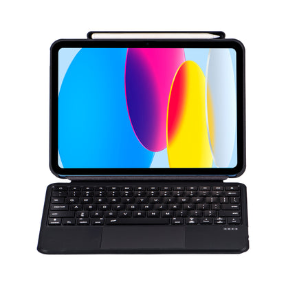 Horizontal Vertical Touchpad Backlit Keyboard Apple iPad 10 Case