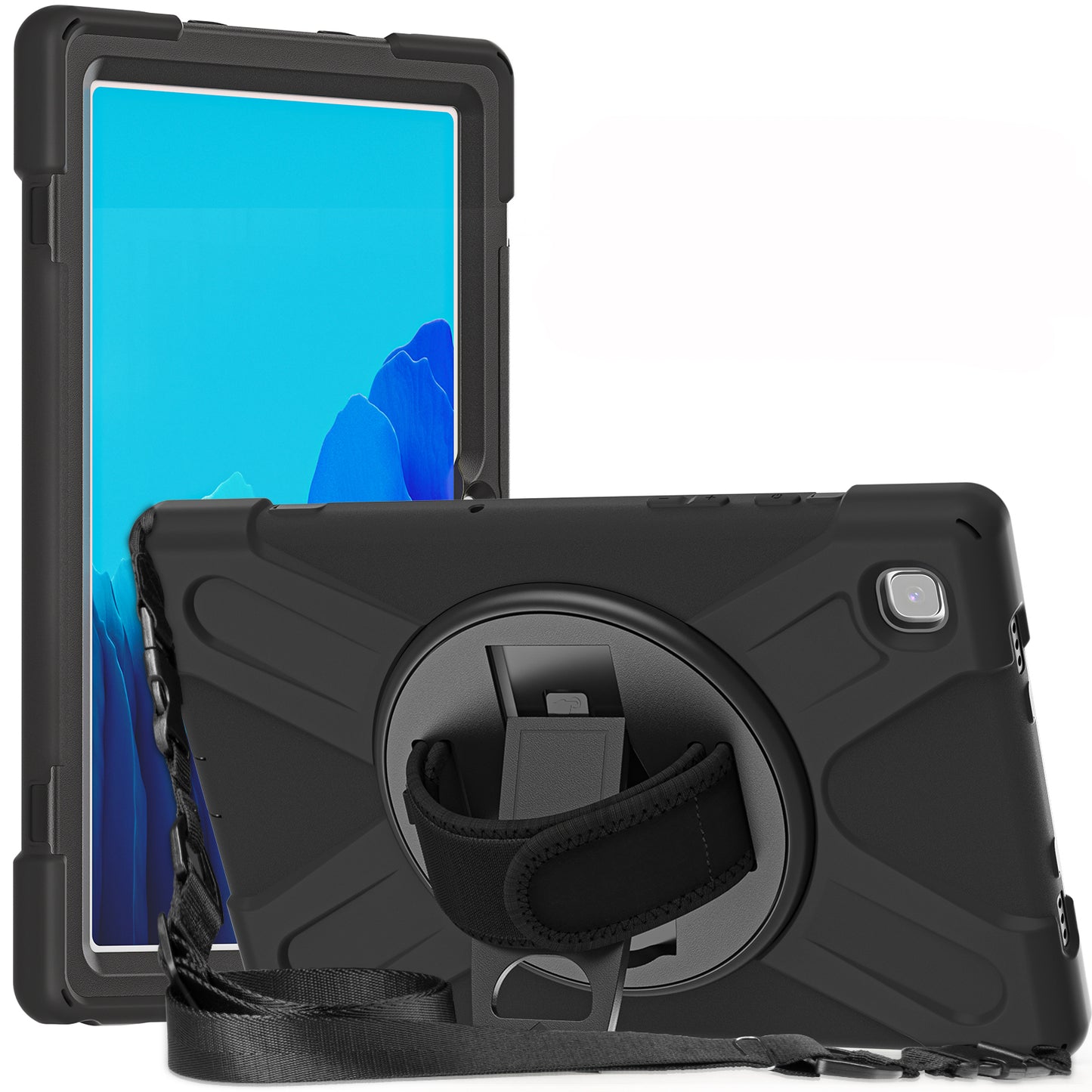 Pirate King Galaxy Tab A 10.1 (2019) Case 360 Rotating Stand Hand