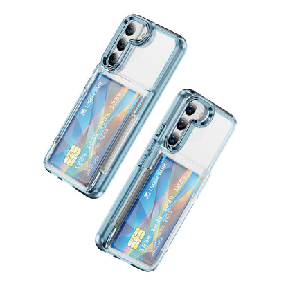 Transparent Card Holder Galaxy S22+ Case Flip Back