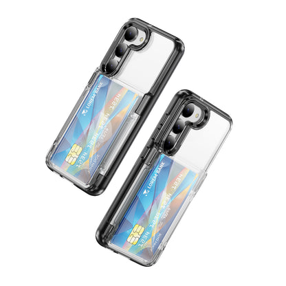 Transparent Card Holder Galaxy S23+ Case Flip Back