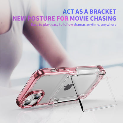 Transparent Card Holder iPhone 12 Case Flip Back