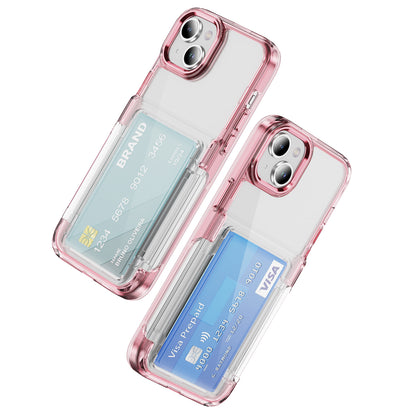 Transparent Card Holder iPhone 12 Case Flip Back