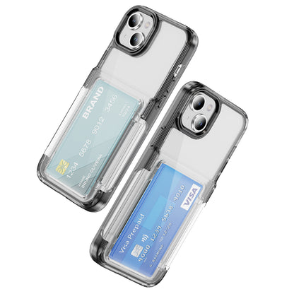 Transparent Card Holder iPhone 12 Case Flip Back