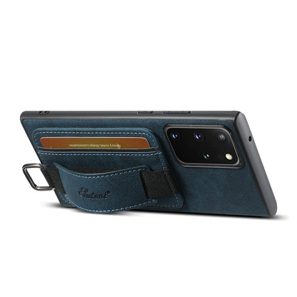 Lichi Leather Card Holder Galaxy Note20 Ultra Case Wristband