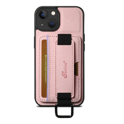 Lichi Leather Card Holder iPhone 11 Pro Max Case Wristband