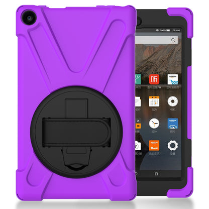 Pirate King Kindle Fire 8 (2016) Case 360 Rotating Stand Hand Shoulder