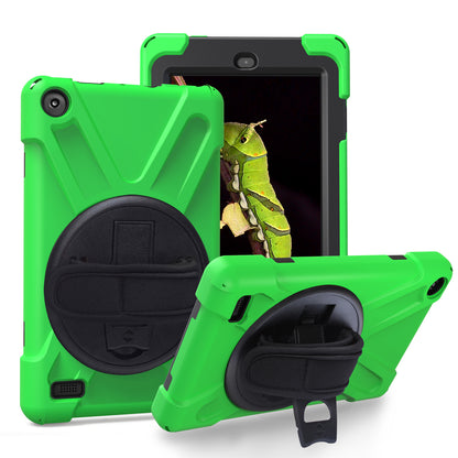 Pirate King Kindle Fire 7 (2019) Case 360 Rotating Stand Hand Shoulder