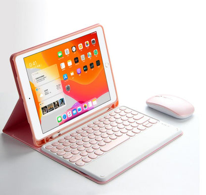 Book Stand Candy Keyboard iPad Pro 12.9 2022 Case with Pencil Holder