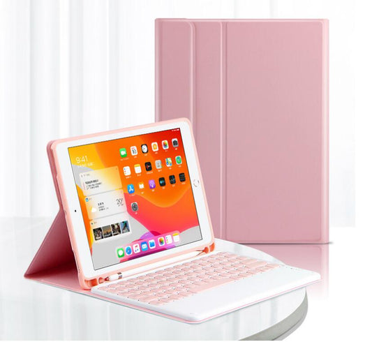 Book Stand Candy Keyboard iPad Pro 12.9 2022 Case with Pencil Holder