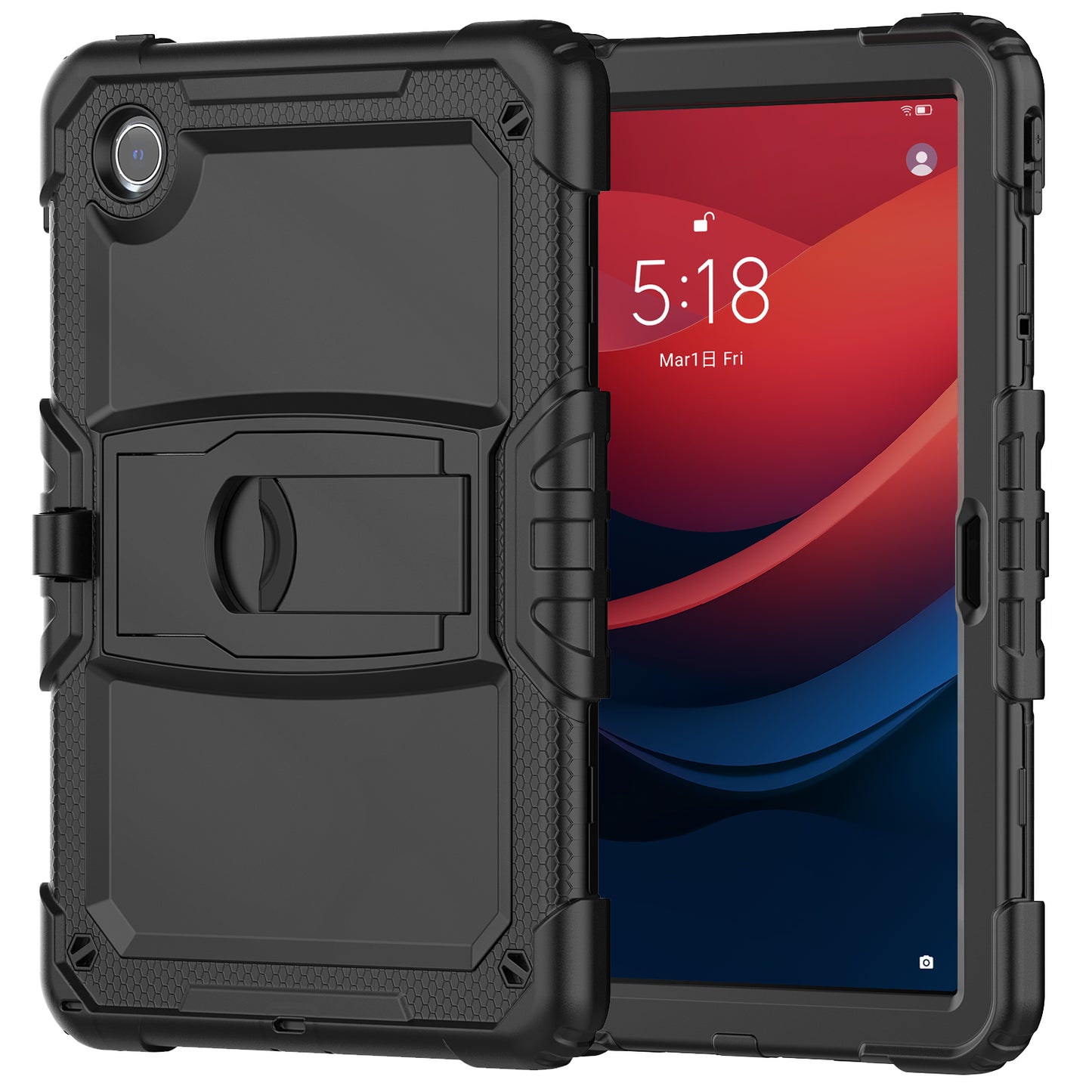 Kickstand Built-in Screen Protector Lenovo Tab M11 (2024) Case Shoulder