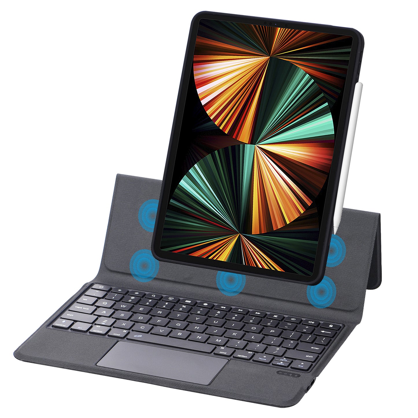 Detachable 2 in 1 Touchpad Keyboard iPad Pro 11 (2018) Case Magnetic