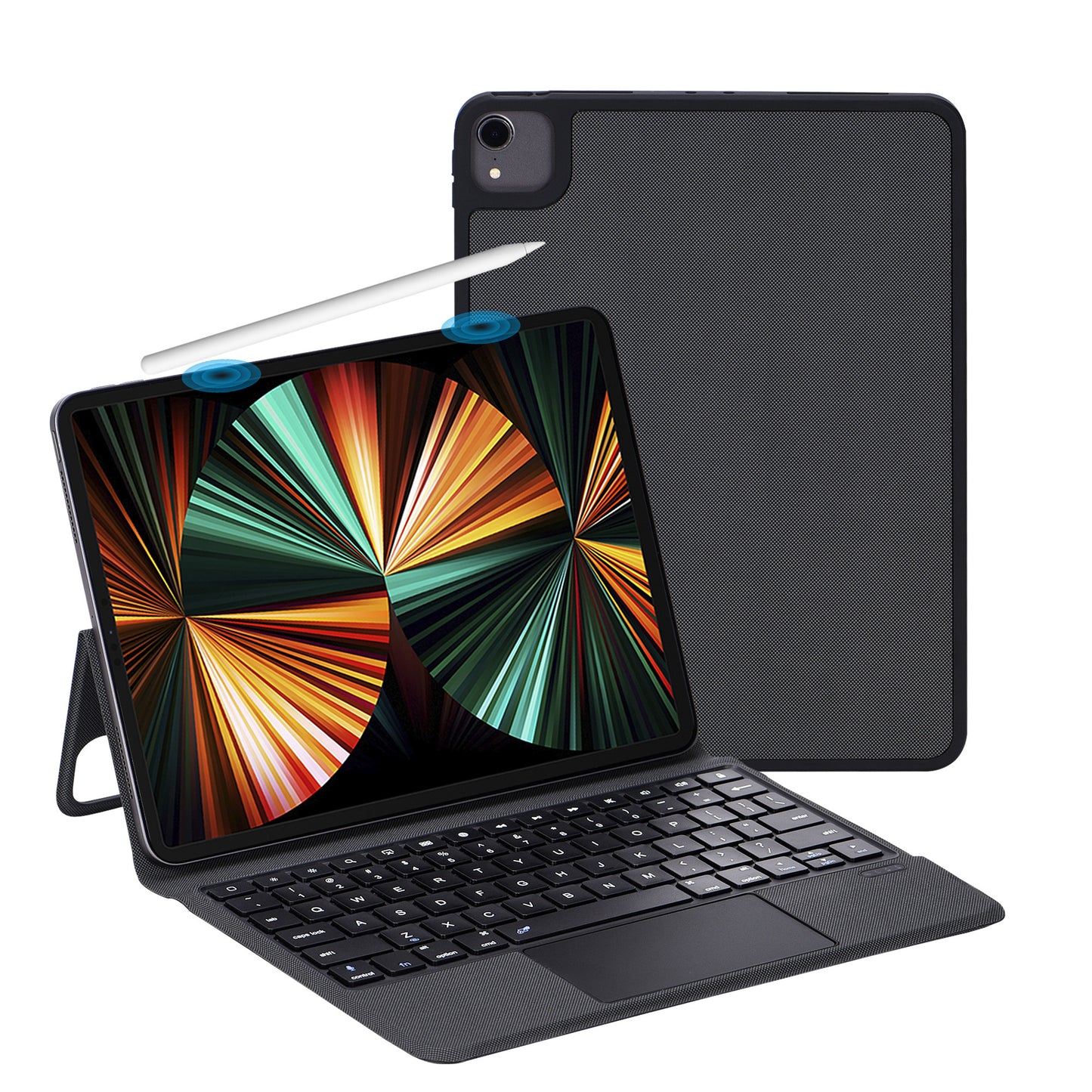 Detachable 2 in 1 Touchpad Keyboard iPad Pro 11 (2018) Case Magnetic