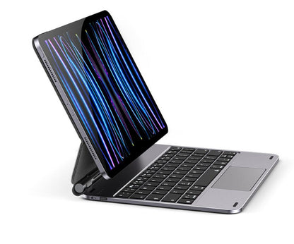 Suspension Aluminum Backlit Touchpad Keyboard iPad Pro 12.9 2022 Case