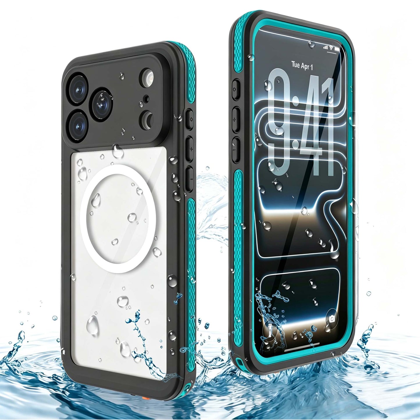 Ultramarine Technology MagSafe IP68 Waterproof Phone Case MIL-STD Military-Grade Drop Tested - iPhone 17 Pro Max