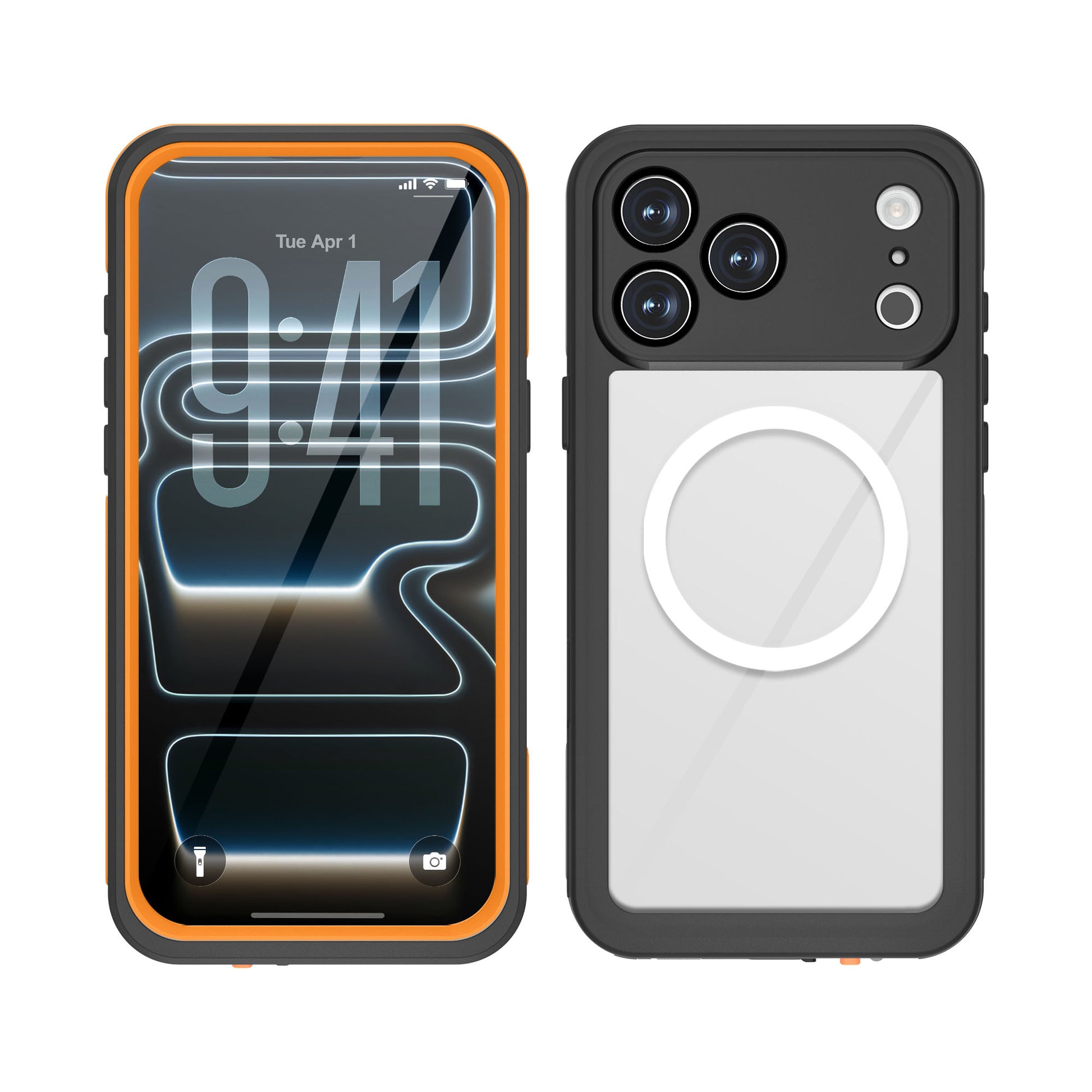 Ultramarine Technology MagSafe IP68 Waterproof Phone Case MIL-STD Military-Grade Drop Tested - iPhone 17 Pro Max