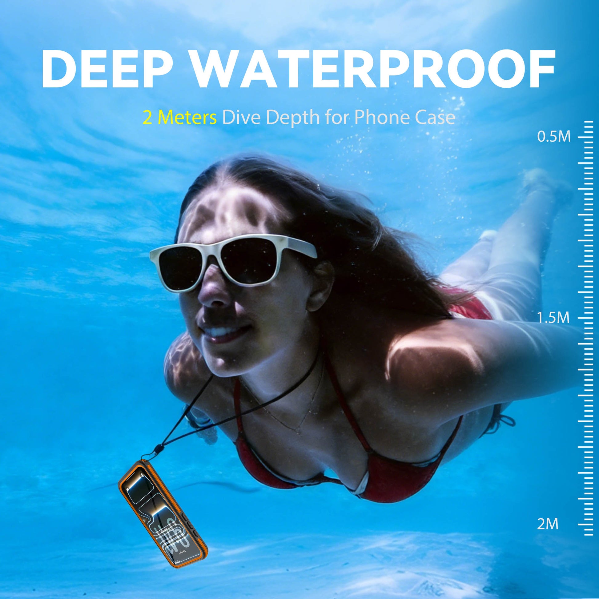 Ultramarine Technology MagSafe IP68 Waterproof Phone Case MIL-STD Military-Grade Drop Tested - iPhone 17 Pro Max