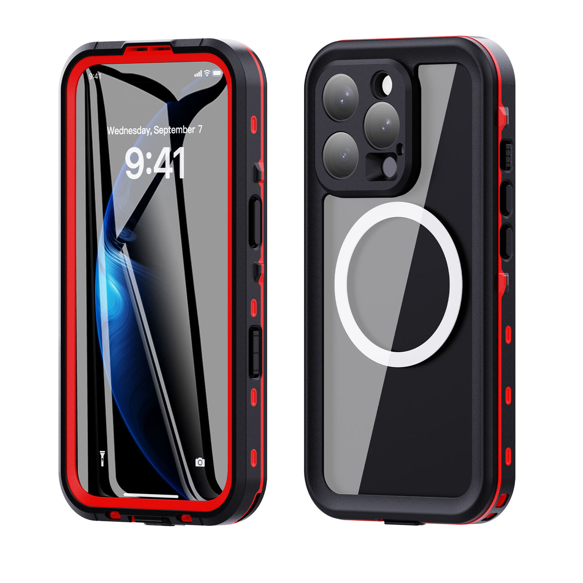 Ultramarine Technology with MagSafe Waterproof Phone Case | 360 Full Body Protection Case