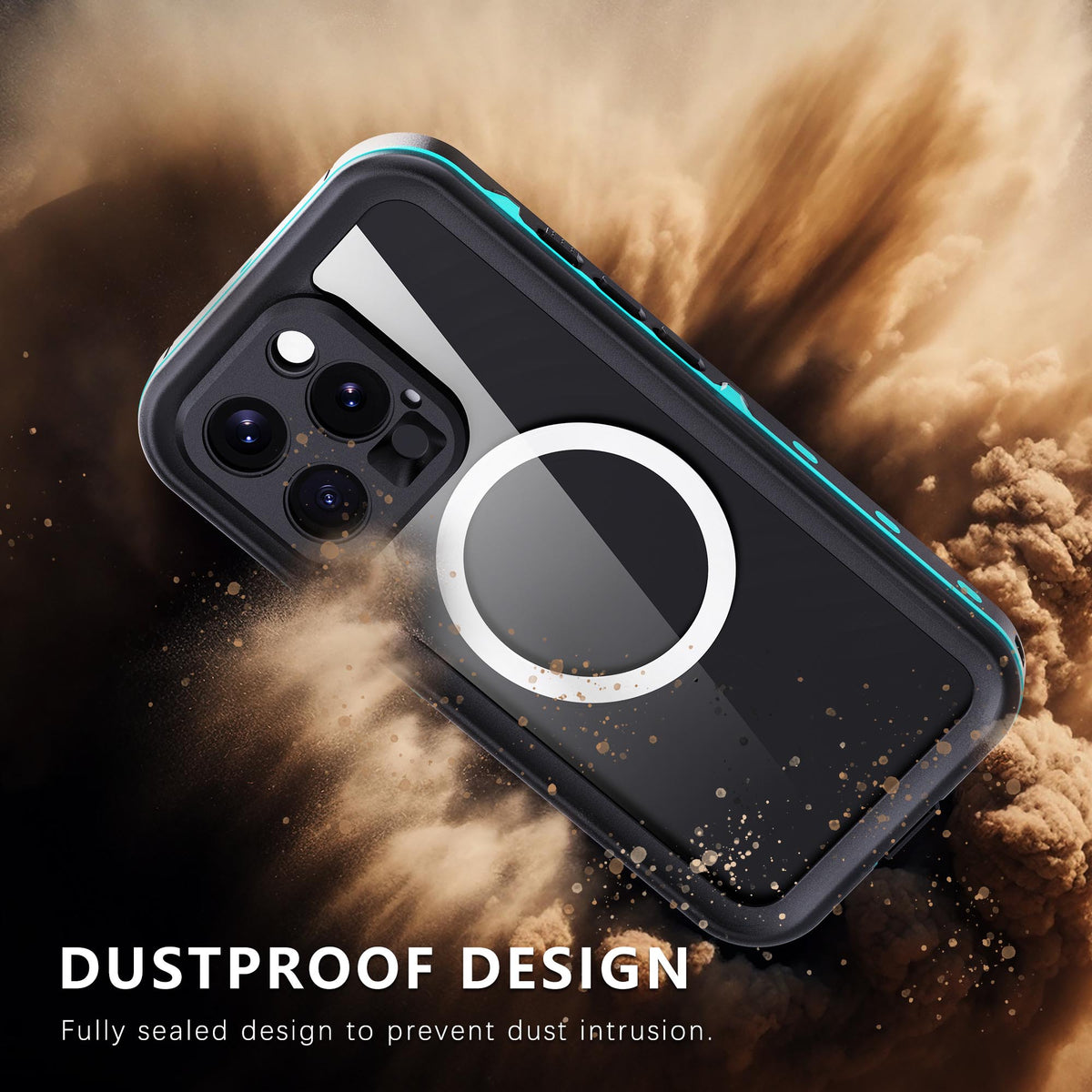 Ultramarine Technology with MagSafe Waterproof Phone Case | 360 Full Body Protection Case