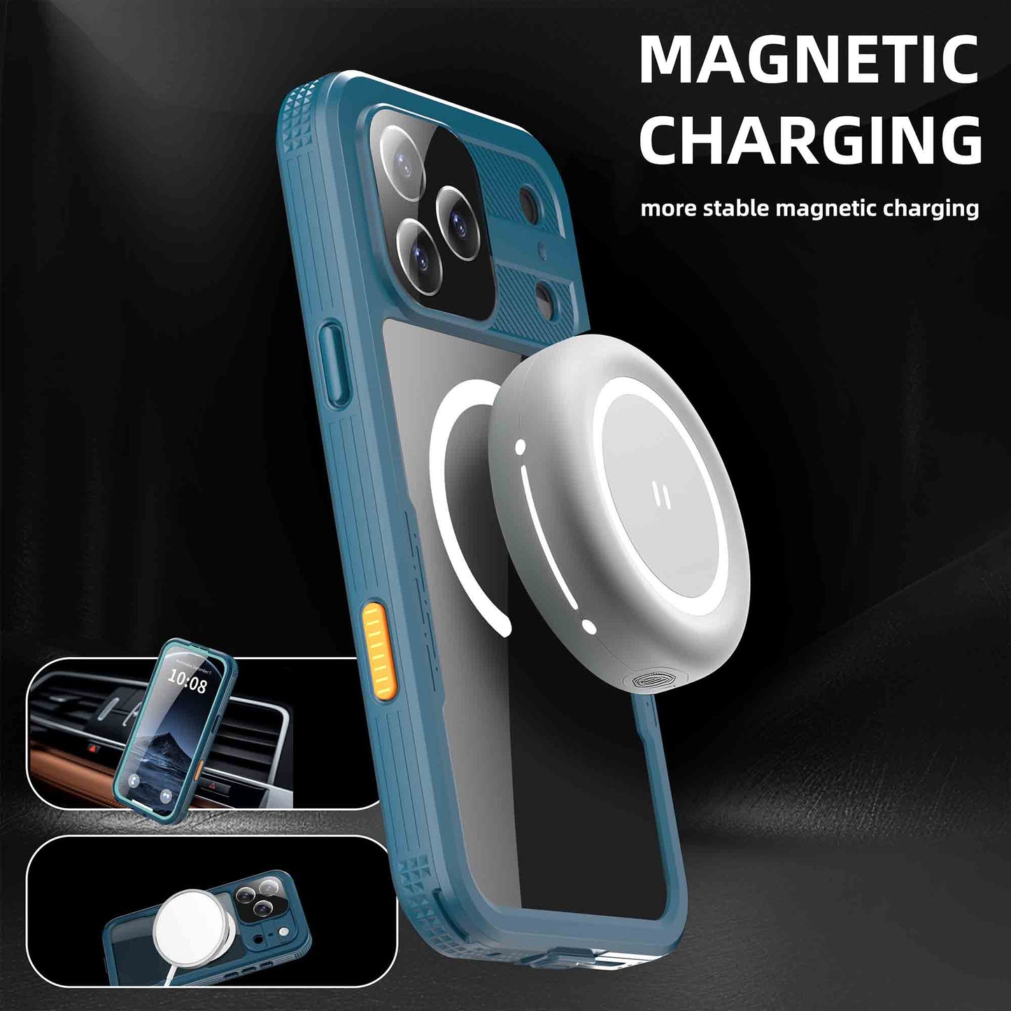Ultramarine Technology Mars Heavy-Duty MagSafe Waterproof Phone Case IP68 & Drop Proof - iPhone 17 Pro Max