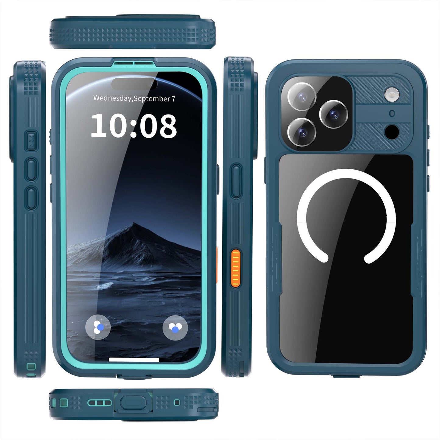 Ultramarine Technology Mars Heavy-Duty MagSafe Waterproof Phone Case IP68 & Drop Proof - iPhone 17 Pro Max