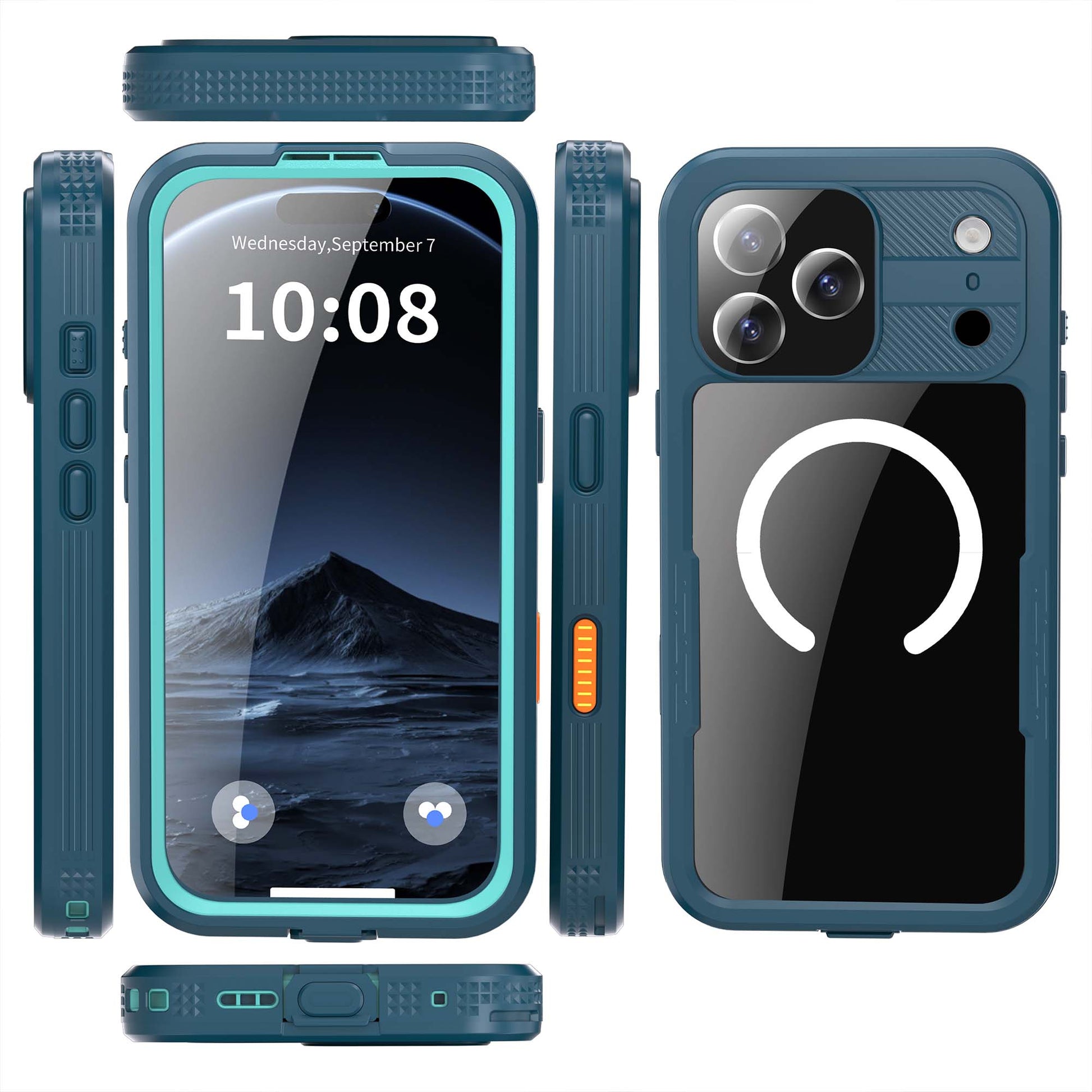 Ultramarine Technology Mars Heavy-Duty MagSafe Waterproof Phone Case IP68 & Drop Proof - iPhone 17 Pro Max