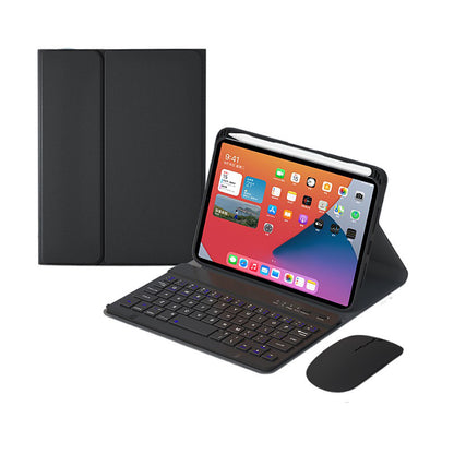 Matt Leather Keyboard Apple iPad Mini 6 Case Book Foldable Stand