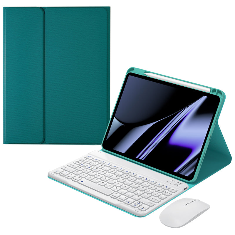 Book Foldable Stand Keyboard Apple iPad Air 5 Case Leather Matt