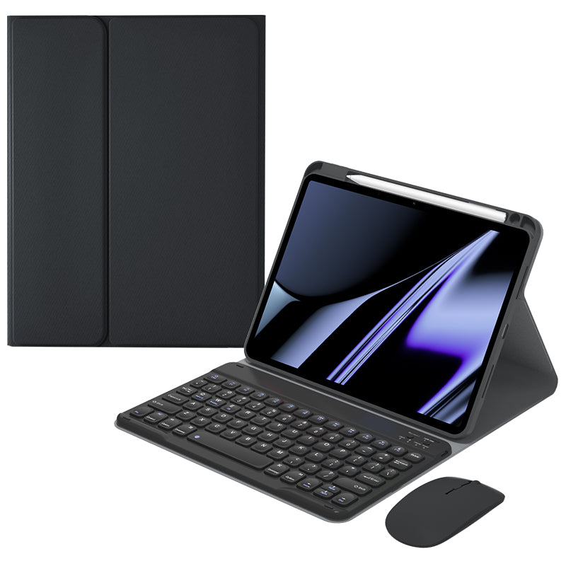 Book Foldable Stand Keyboard Apple iPad Pro 11 (2022) Case Leather