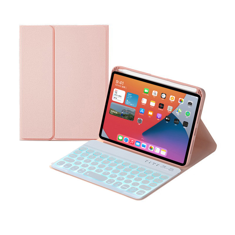 Foldable Stand Book Backlit Keyboard Apple Mini 6 Case Leather Matt