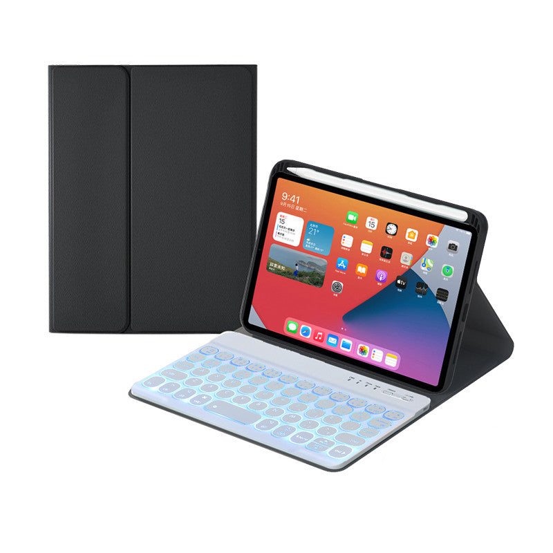 Foldable Stand Book Backlit Keyboard Apple Mini 6 Case Leather Matt