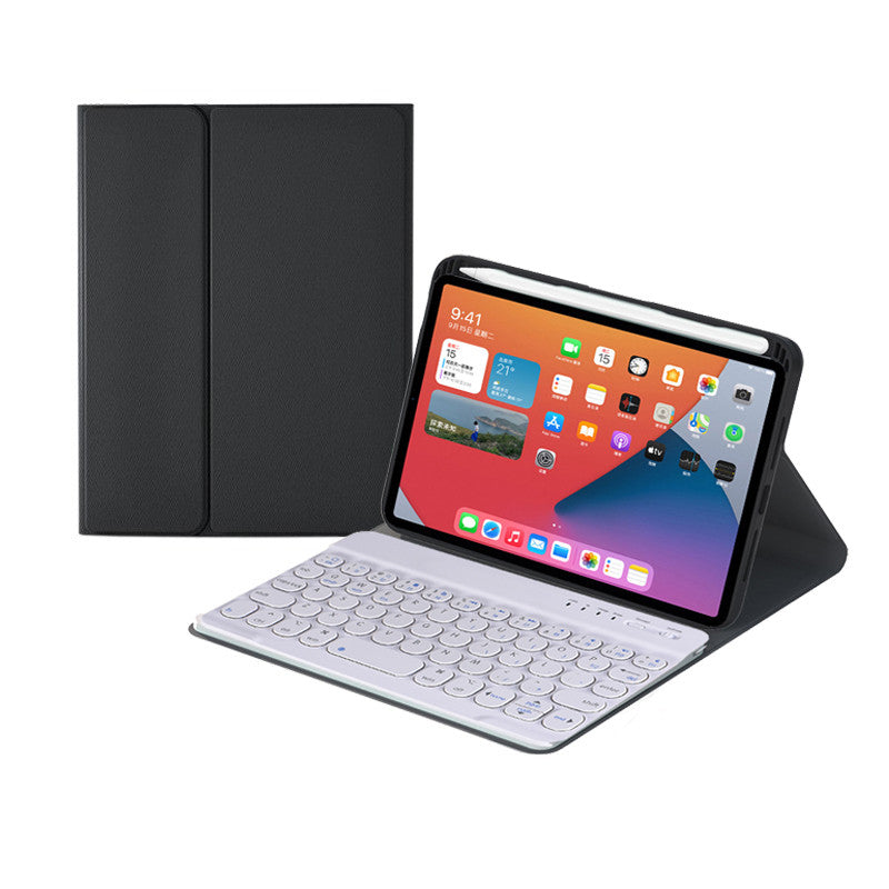 Book Foldable Stand Keyboard Apple iPad Mini 6 Case Leather Matt