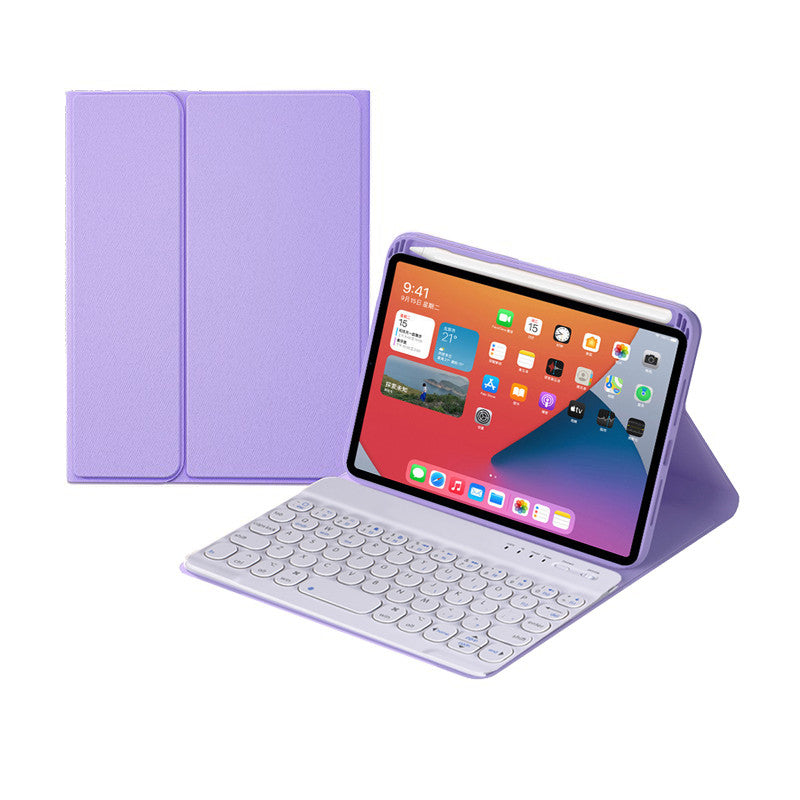 Book Foldable Stand Keyboard Apple iPad Mini 6 Case Leather Matt