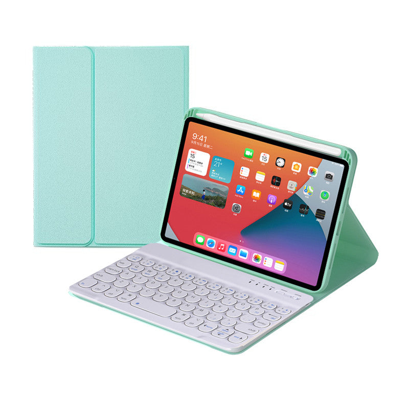 Book Foldable Stand Keyboard Apple iPad Mini 6 Case Leather Matt