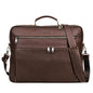 Men's Genuine Leather Briefcase Laptop Bag Tourism Leisure Large Portable