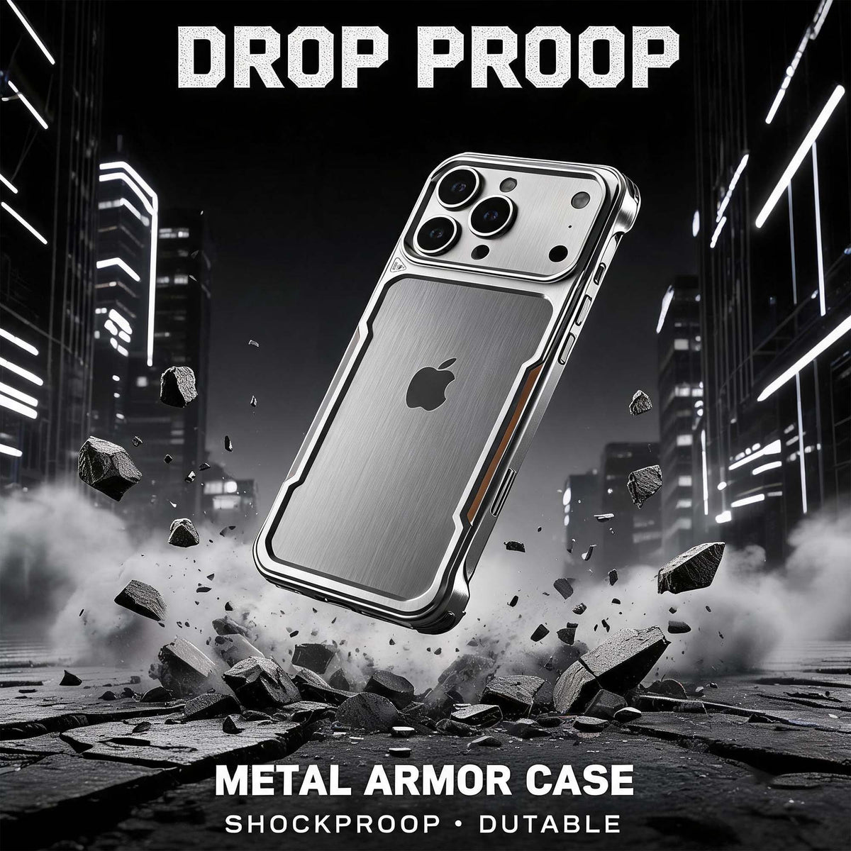 Ultramarine Technology with Mecha Titanium Military-Grade Armor Phone Case | Rugged Protection
