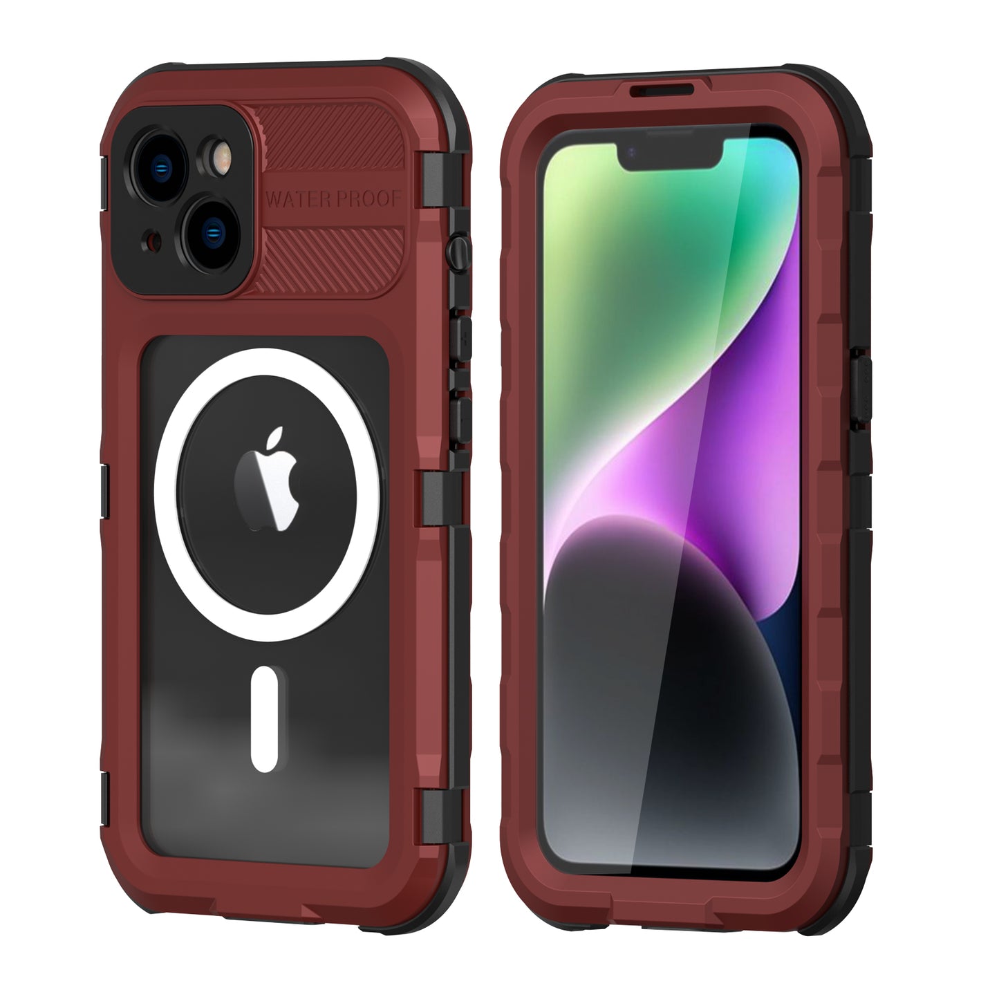 SHELLBOX Metal Magsafe Waterproof iPhone 14 Phone Case