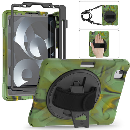 Pirate King iPad Air 5 Case 360 Rotating Stand Hand Shoulder Strap