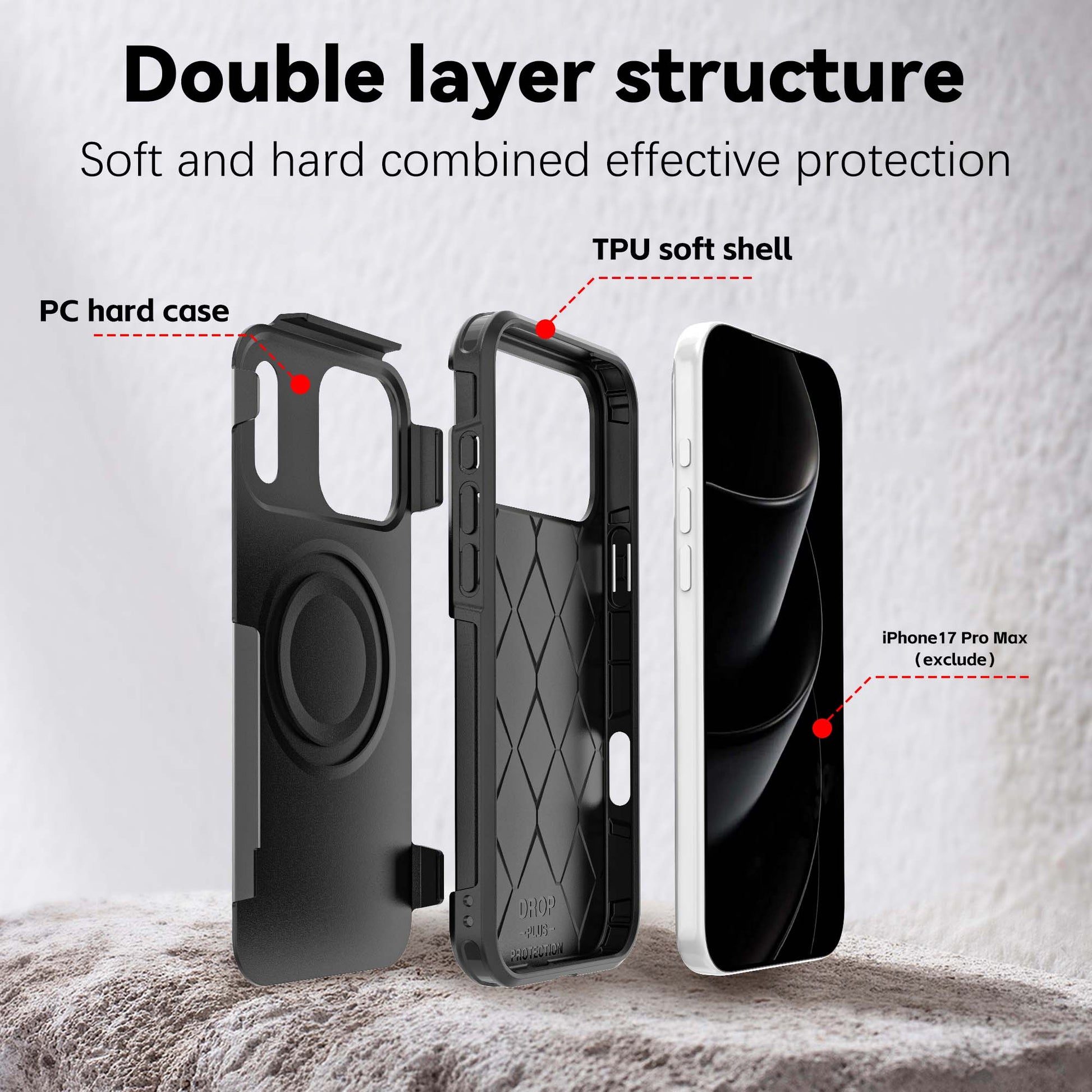Ultramarine Technology Military-Grade MagSafe Phone Case BOX-2 | Camera Lens Protection - iPhone 17 Pro Max