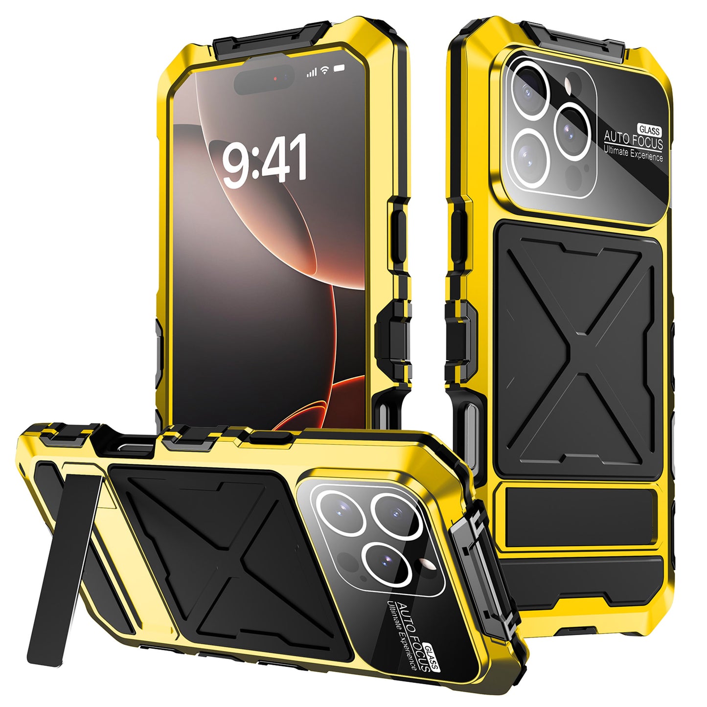 Ultramarine Technology Military-Grade Phone Case 360° Drop Protection & Ergonomic Stand