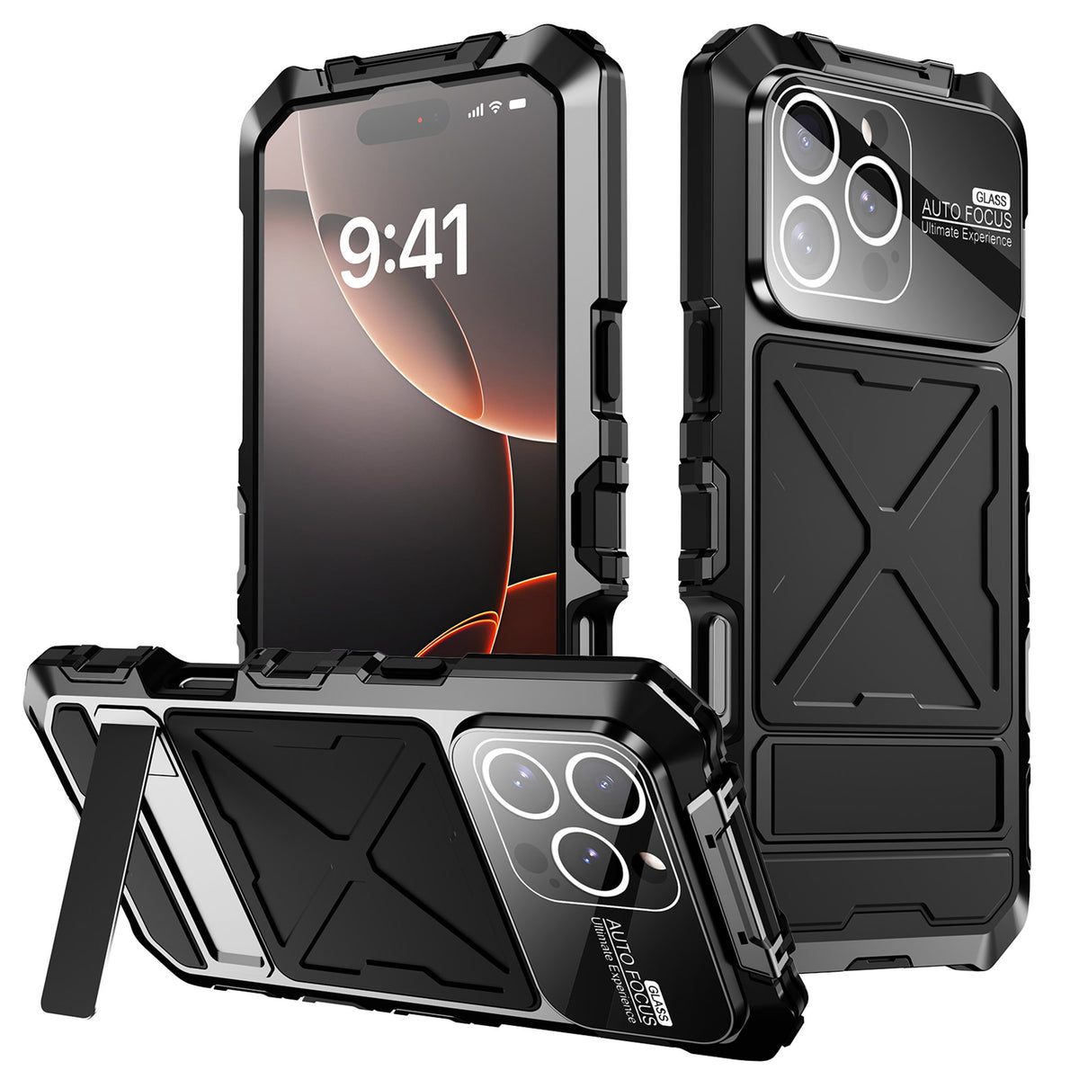 Ultramarine Technology Military-Grade Phone Case 360° Drop Protection & Ergonomic Stand