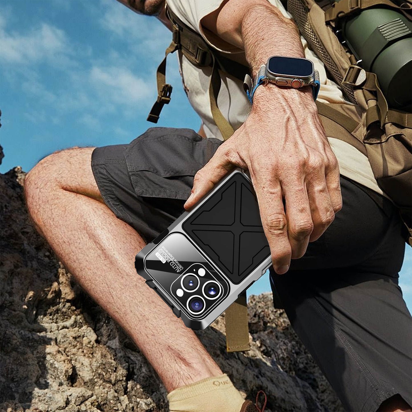 Ultramarine Technology Military-Grade Phone Case 360° Drop Protection & Ergonomic Stand